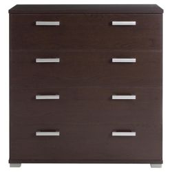 Fresno 4 Drawer Chest, Wenge-Effect