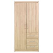 Parisot Kurt Two Door Wardrobe in Canyon Beech