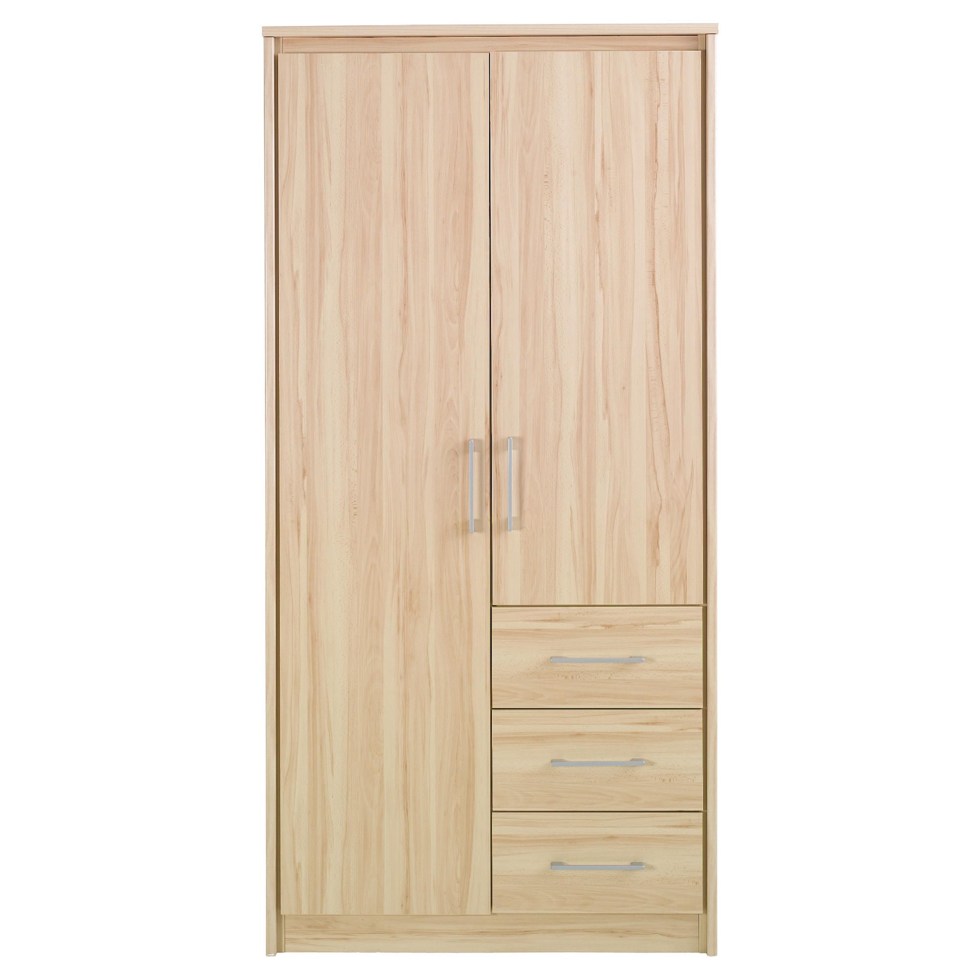 Parisot Kurt Two Door Wardrobe in Canyon Beech at Tesco Direct