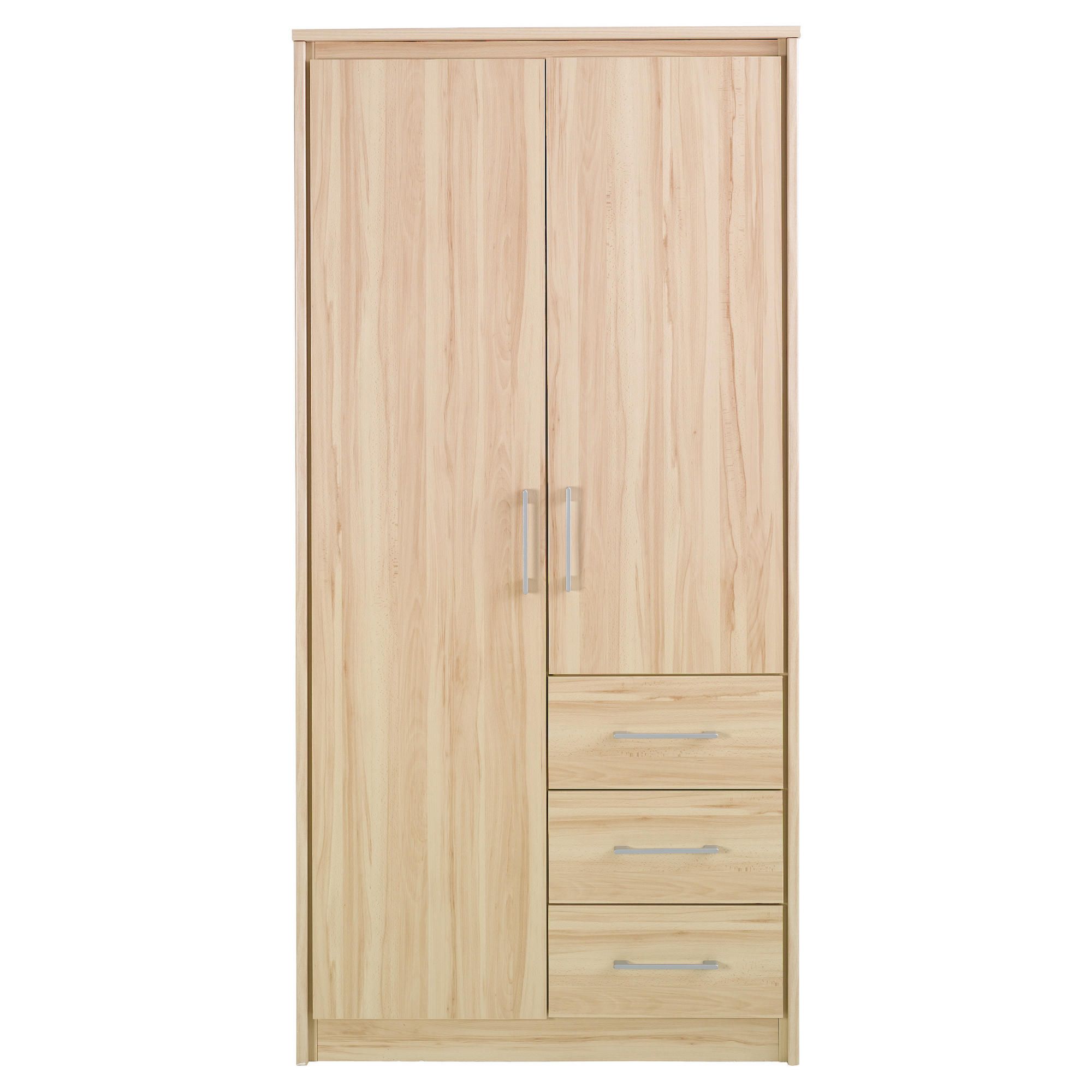 Parisot Kurt Two Door Wardrobe in Canyon Beech at Tesco Direct