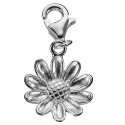 Sterling Silver Daisy Design Flower Charm