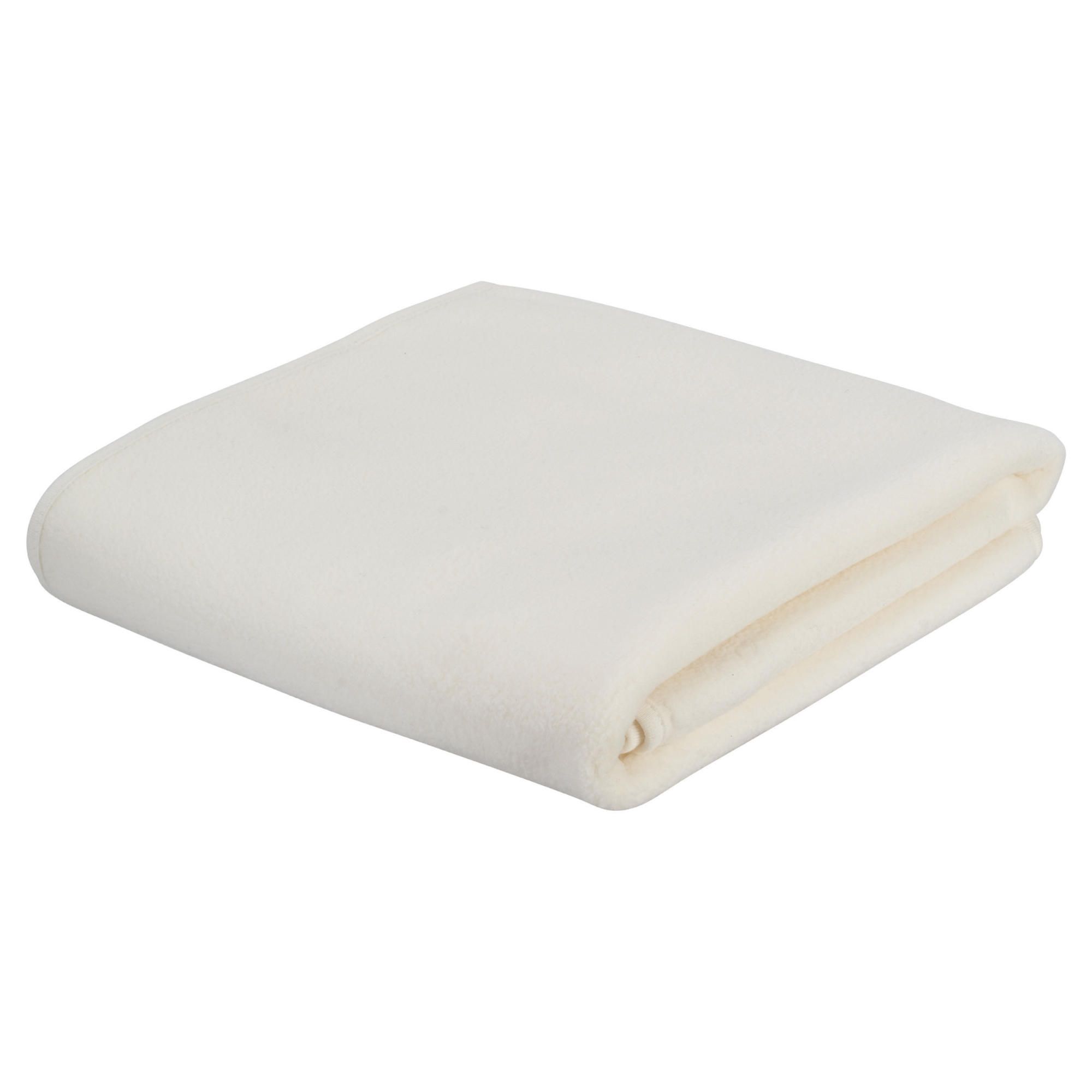 Tesco My Baby Fleece Blanket, Cream