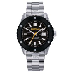 Men's Black Dial,Stainless Steel 3 Hand Date