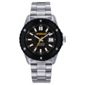 Men's Black Dial,Stainless Steel 3 Hand Date