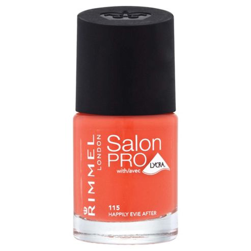 Image of Rimmel London Salon Pro With Lycra Nail Polish 115 Happily Evie After 12ml