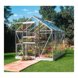 10x6 Aluminium Greenhouse Horticulture Glass