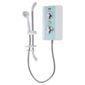 Creda Contemporary Electric Shower 9.5Kw White & Blue