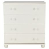 Addison 4 Drawer Chest, White