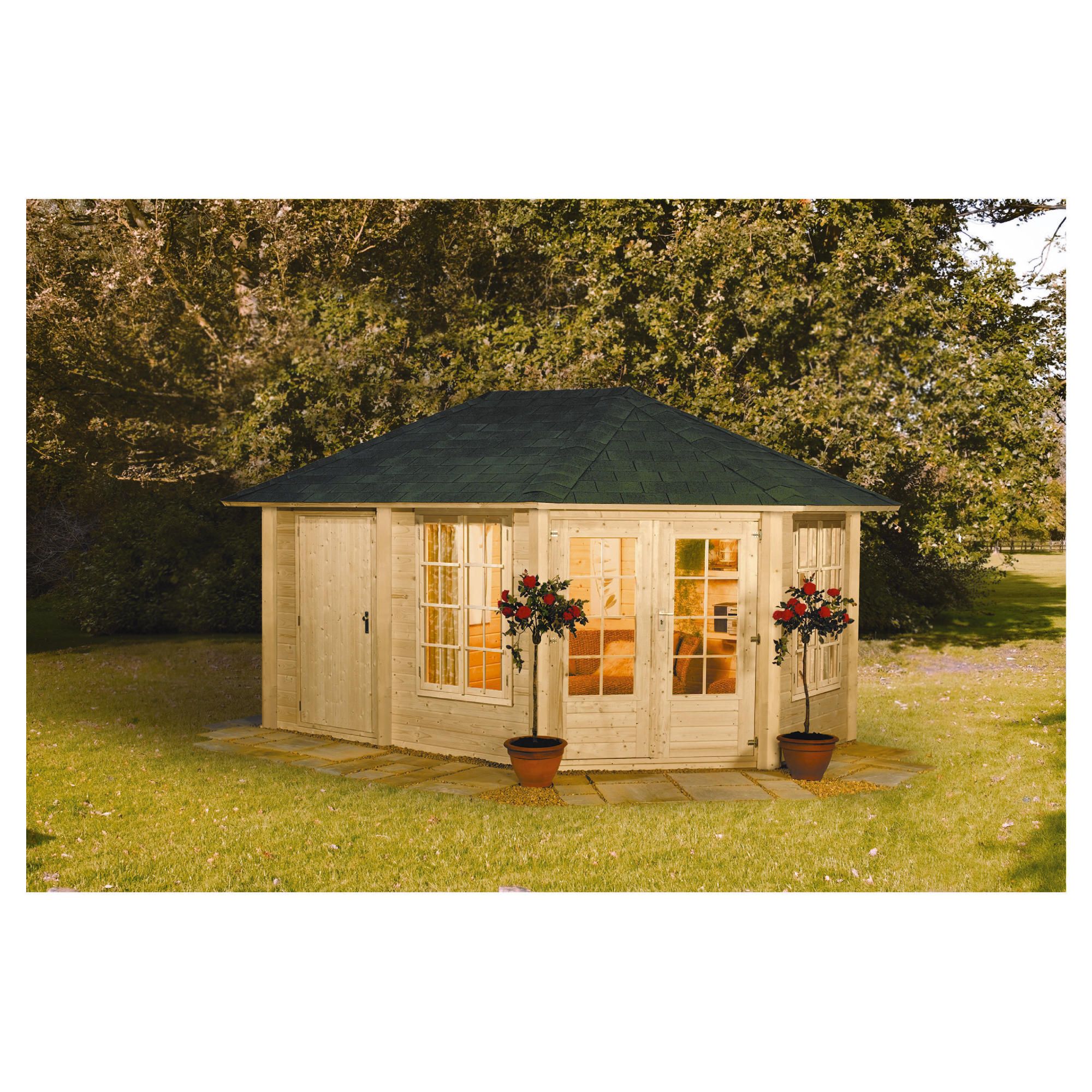 Finnlife Peili 212 Corner Cabins at Tesco Direct