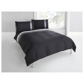 Tesco Nanza Duvet Set Kingsize, Black