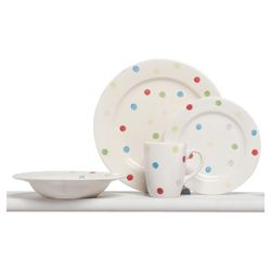 Tesco Circus 16 Piece, 4 Person Dinner Set