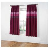 Tesco Nanza Curtains W117xL183cm (46x72"), Plum