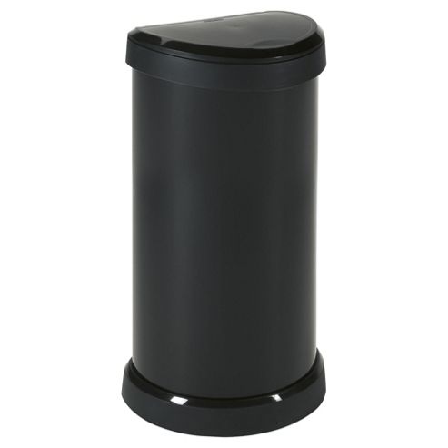 Image of Curver Deco 40 Litre Touch Top Bin, Black