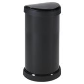 Curver Deco One Touch Bin Black