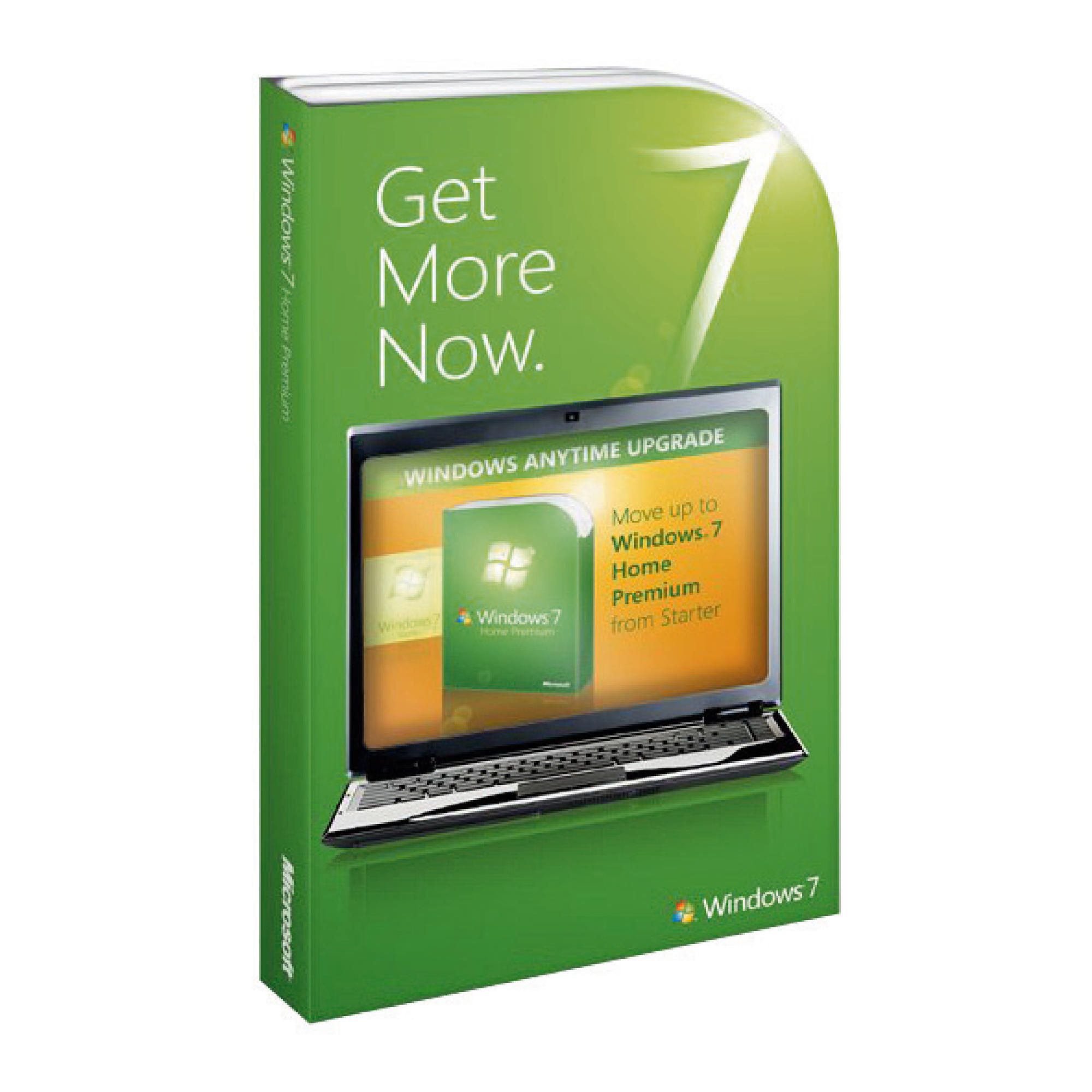 Microsoft Windows 7 Anytime Upgrade (Windows 7 Starter to Windows 7 Home Premium)