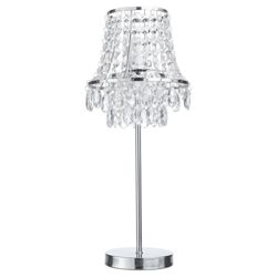 Tesco Lighting Acrylic Beaded Shaded Table Lamp