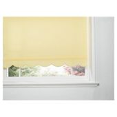 Scalloped Edge Roller Blind, Buttercup Yellow 90Cm
