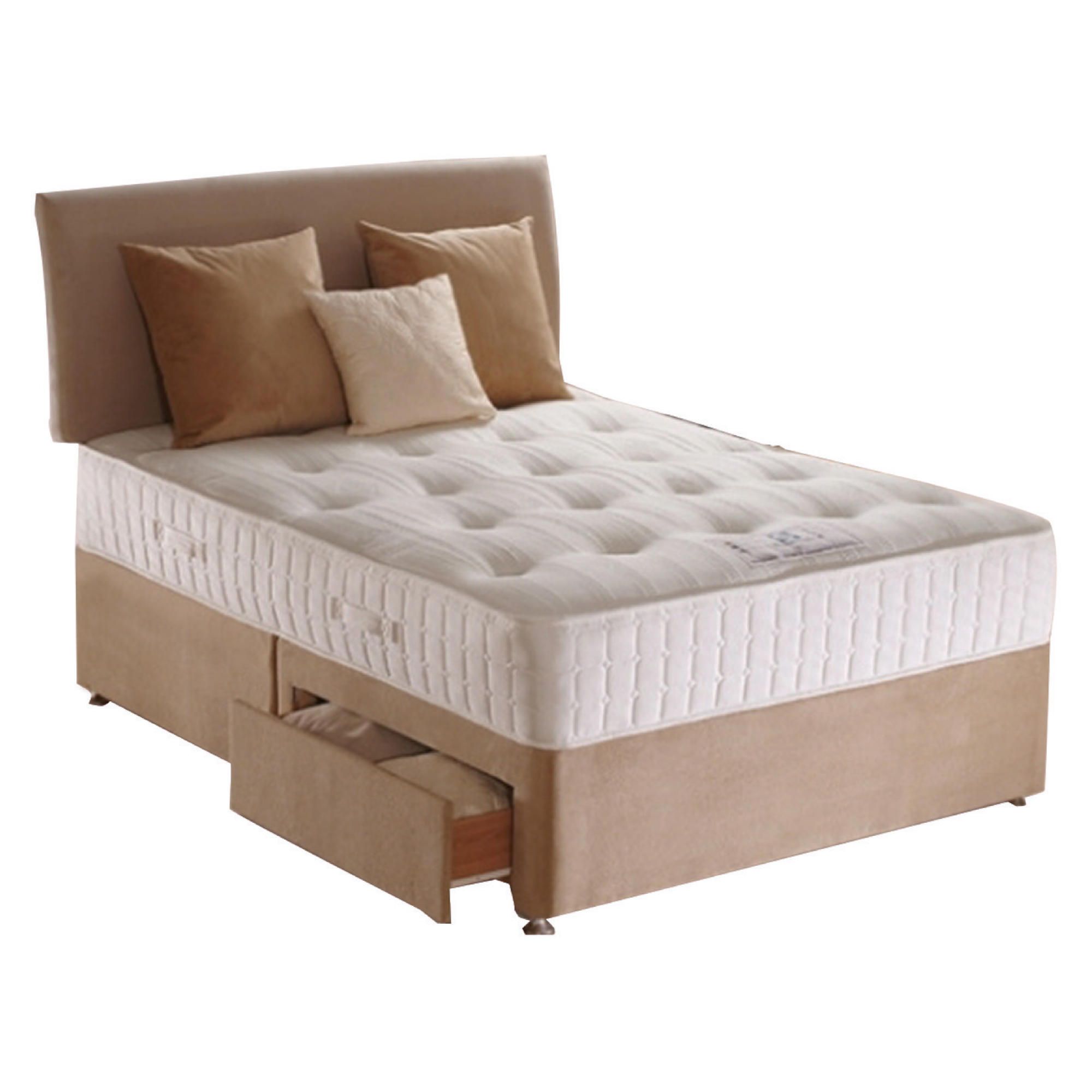 Sealy Purity Pocket Ortho Single 2 Drawer Divan Bed at Tesco Direct