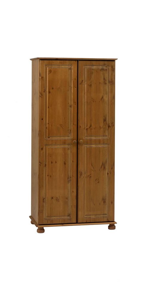 Image of Home Essence Balham Two Door Wardrobe In Pine
