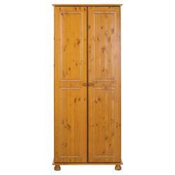 Home Essence Balham Two Door Wardrobe in Pine