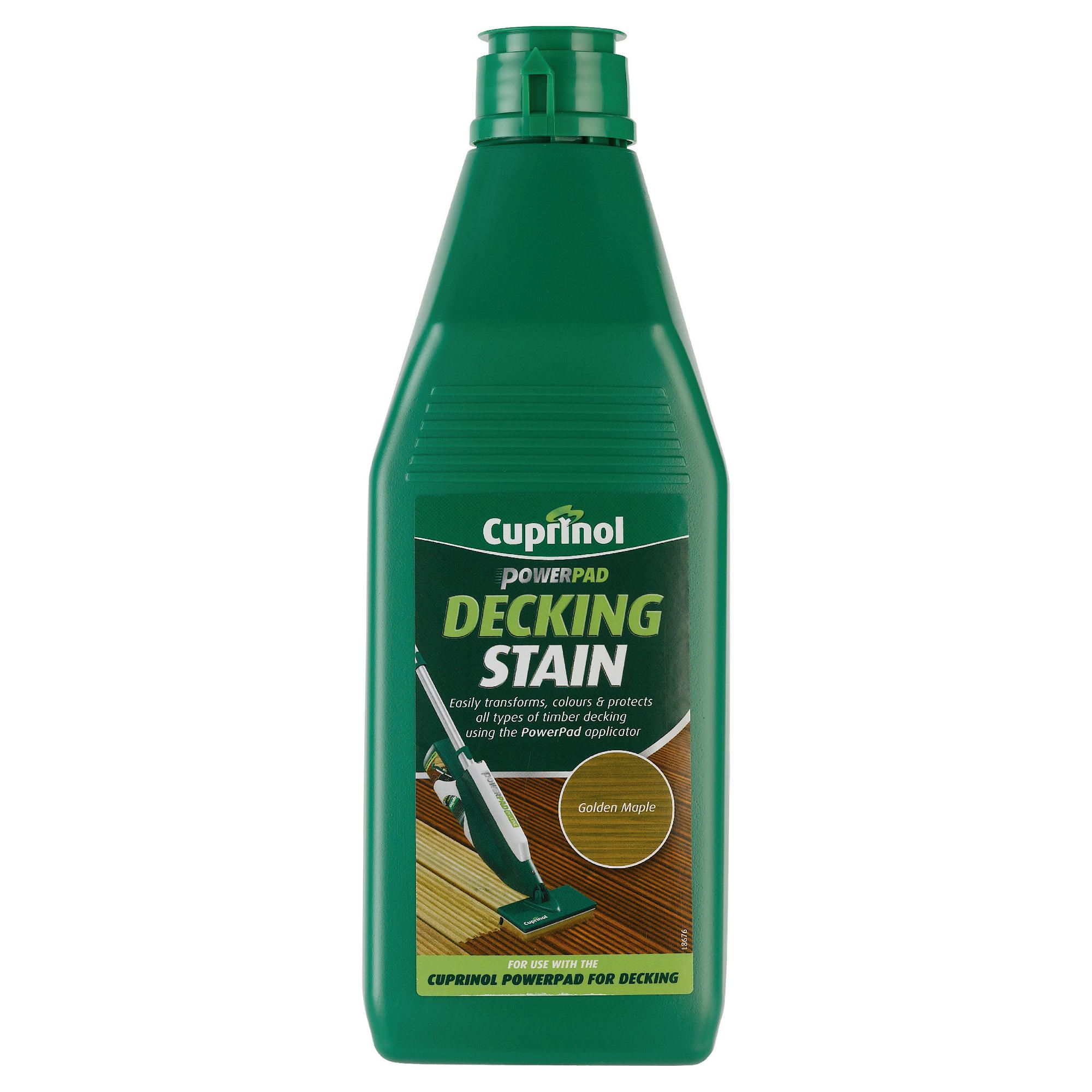 Cuprinol Power Pad Decking Stain Golden Maple 1L 