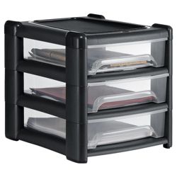 3 drawer slimline tower