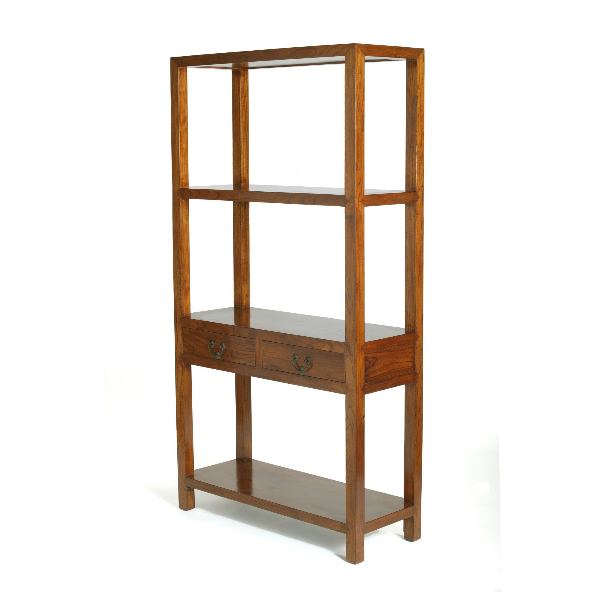Shimu Chinese Classical Ming Bookshelf - Warm Elm at Tesco Direct