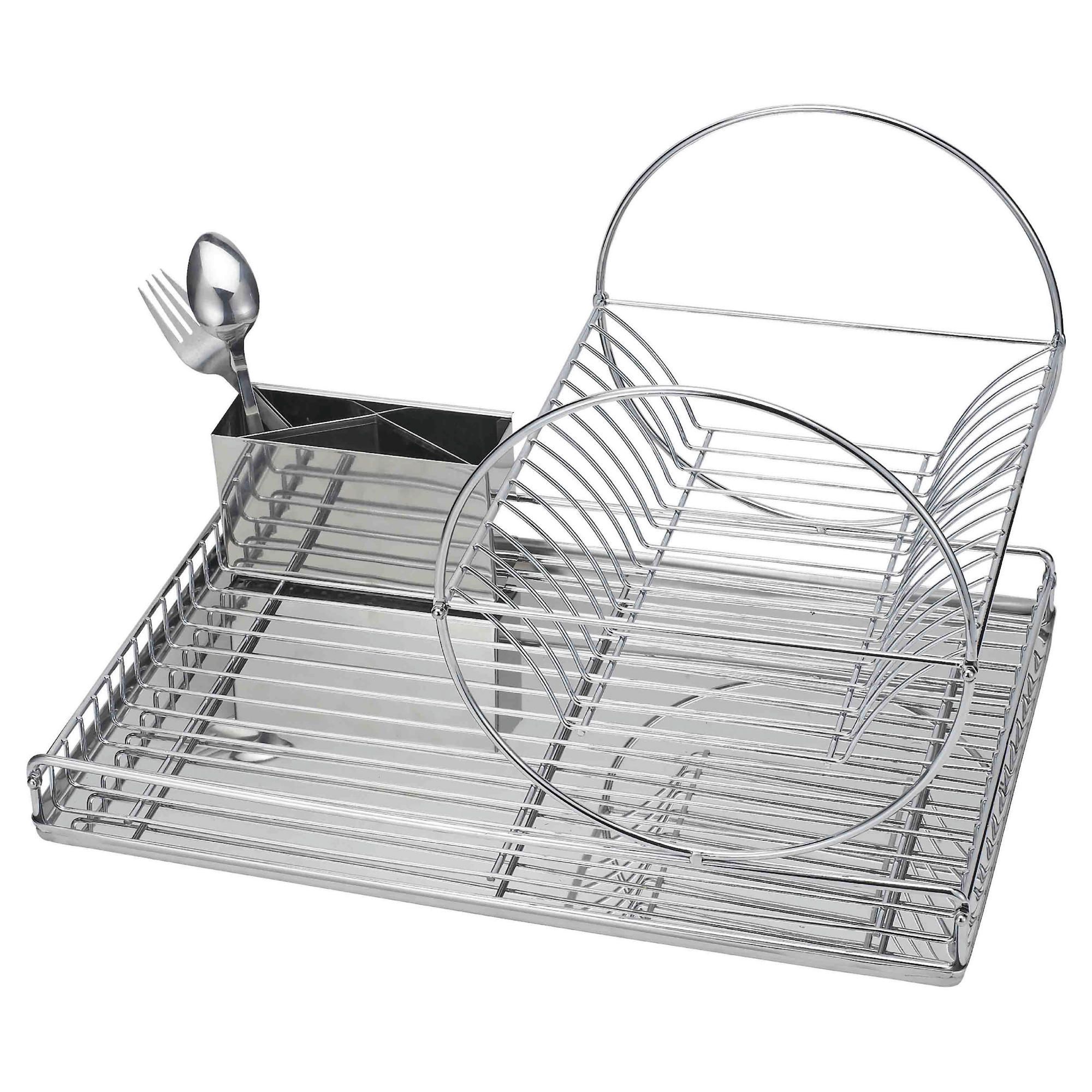 2 Tier Simple Stainless Steel Drainer