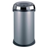 Brabantia 50L metallic grey touch bin