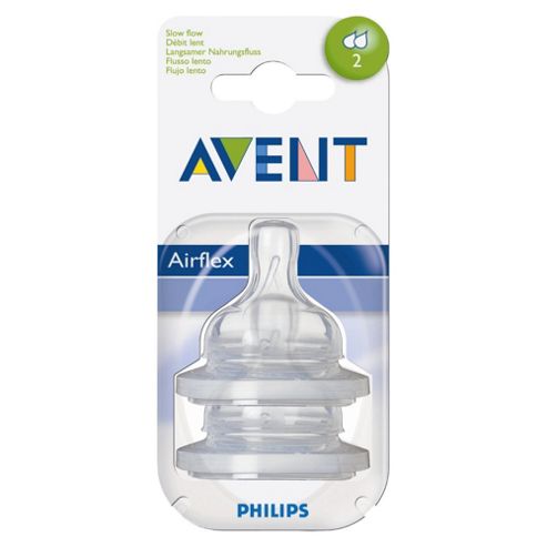 Image of Philips Avent Feeding Teats X 2 Slow