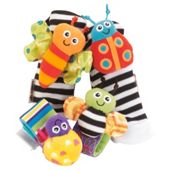 Lamaze Garden Bug Foot Finder & Wrist Rattle