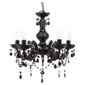 Tesco Lighting Marie Therese Five Light Ceiling Fitting Black