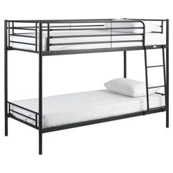 Mika Twin Bunk Bed Frame, Black