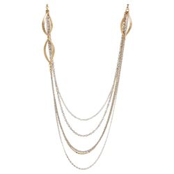 Elspeth Gibson Multi Gold Chain Necklace