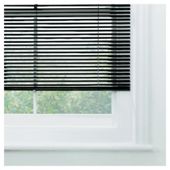 Aluminium Venetian Blind, Black Gloss 60Cm