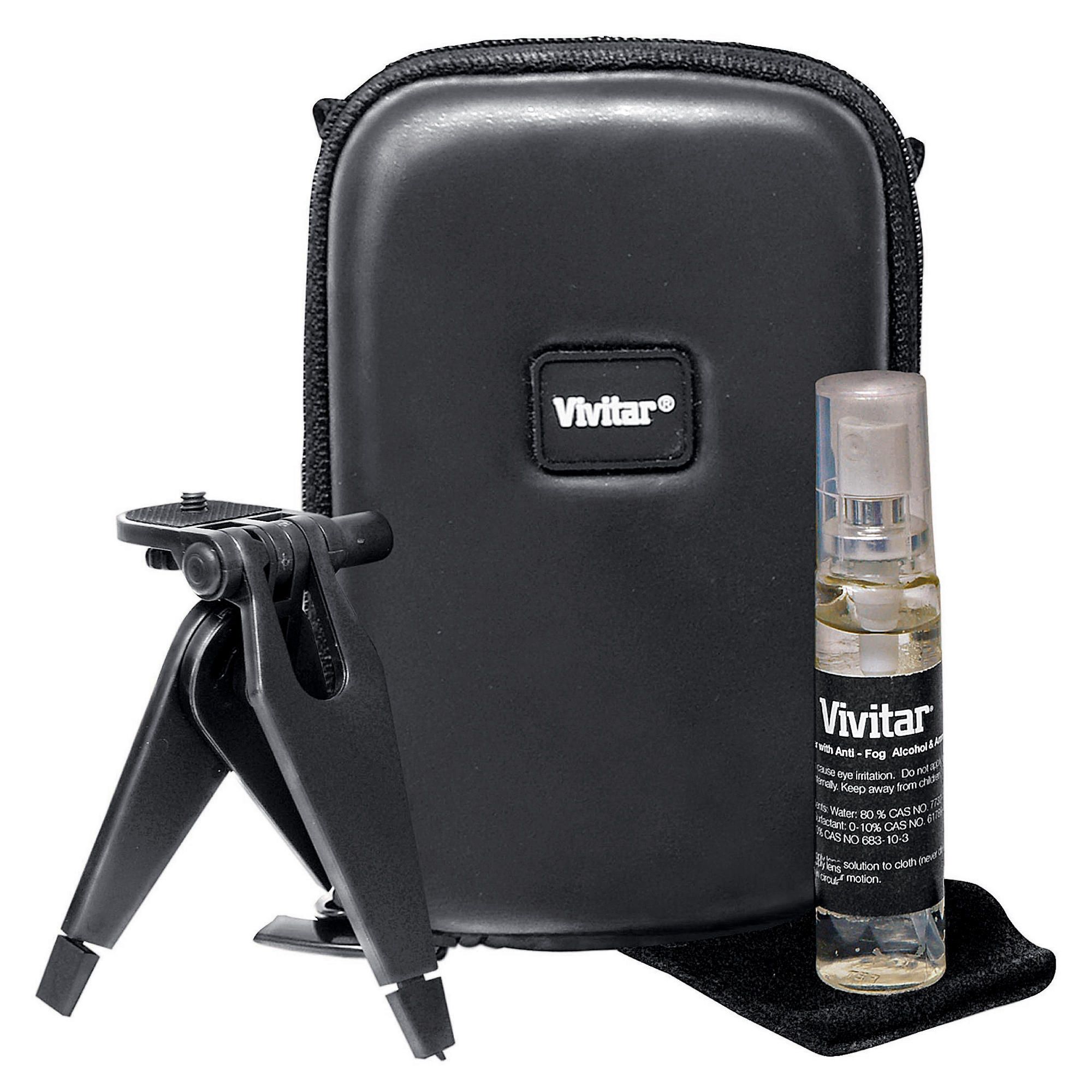 Vivitar Camera Starter Kit (black camera case, with mini tripod)