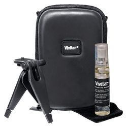 Vivitar Camera Starter Kit (black camera case, with mini tripod)