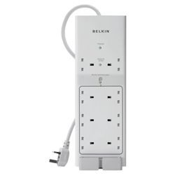 Belkin 8 Socket Surge Protection PC  CEW GBP