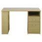 Isaac Straight Desk, Oak Effect