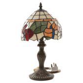 Tesco Floral Tiffany Table Lamp