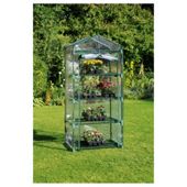 Tesco 4 Tier Growhouse with Metal Frame and Plastic cover