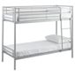 Mika Shorty Bunk Bed Frame, Silver