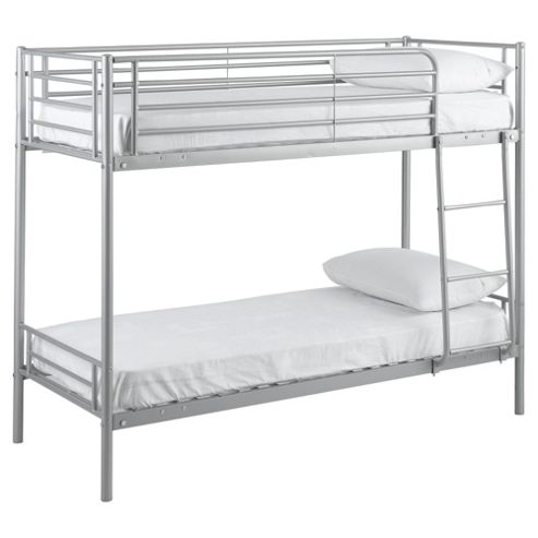 Image of Mika Shorty Bunk Bed Frame, Silver
