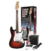 Rockburn ST1-SB-PK : Ultimate ST Guitar Pack (Sunburst)