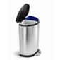 Simplehuman 18.5 Litres Semi Round Recycler Bin in Brushed Stainless Steel