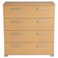 Fresno 4 Drawer Chest, Beech-Effect