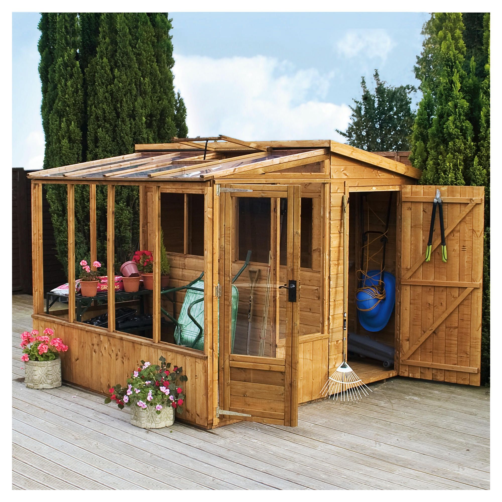 Mercia 8 x 8 Combi Greenhouse