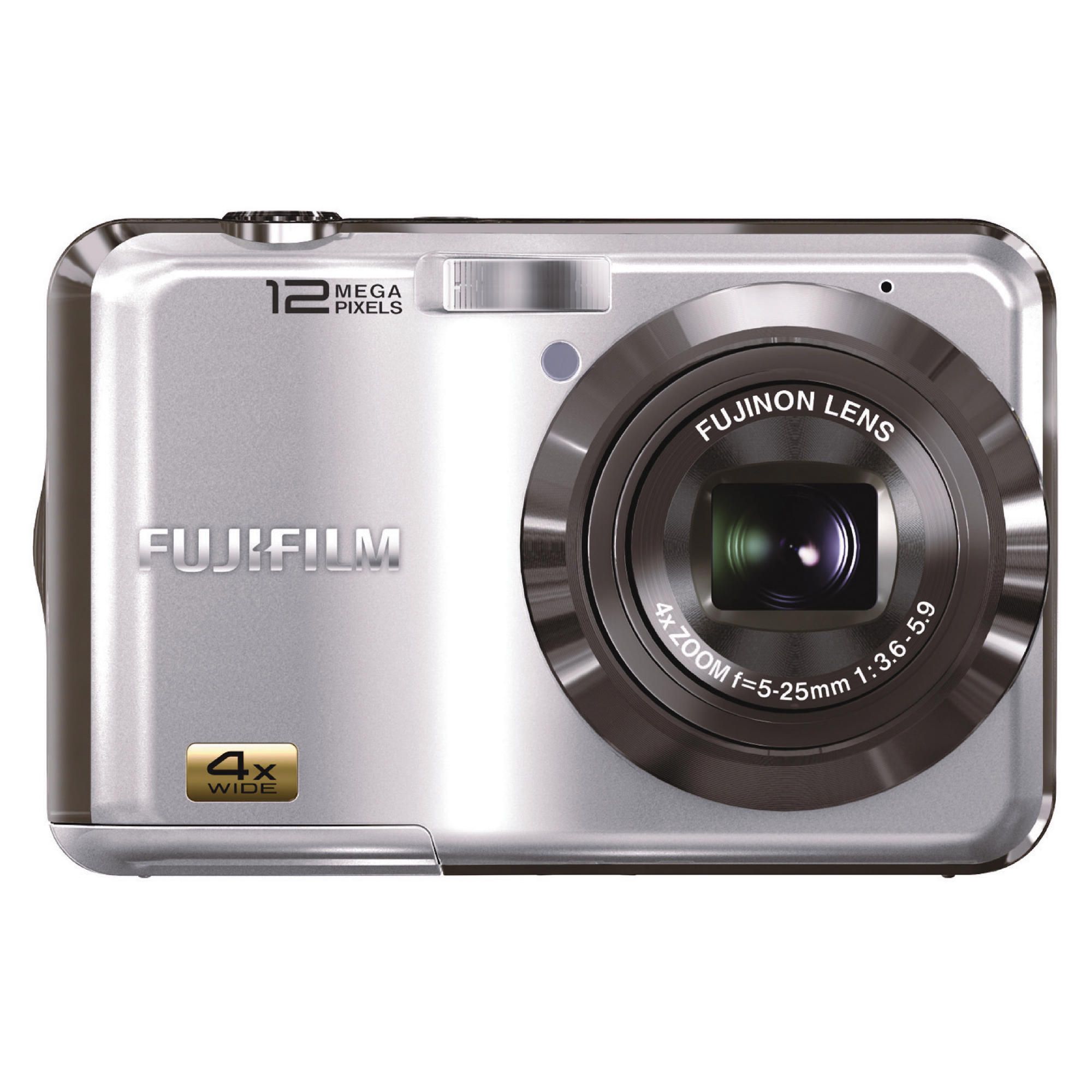 Fujifilm AX245W Silver Digital Camera - 12MP, 4x Optical Zoom and a 2.7" LCD