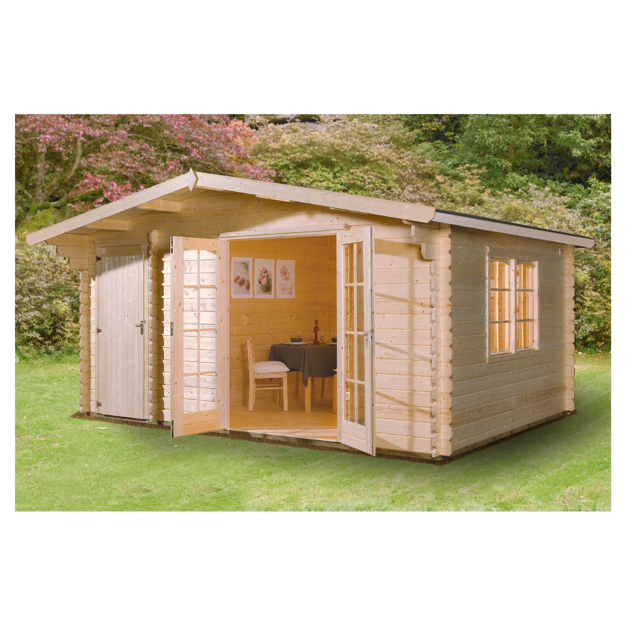 Finnlife Talo 210 Log Cabin at Tesco Direct