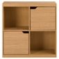 Seattle Storage Cube with Doors, Oak-effect